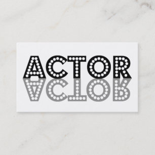 Acteur Carte de visite instantané