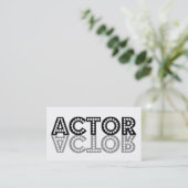 Acteur Carte de visite instantané (Debout devant)