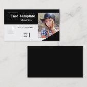 Acteur Carte photo par intérim (Devant / Derrière)