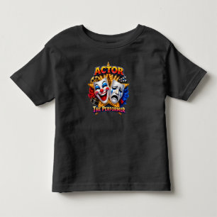 Acteur - De Uitvoerder Fijne Jersey Donker Kinder Shirts