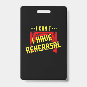 Acteur Heeft Repetitie Badge