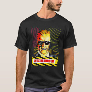 Acteur is getalenteerde max en headroom mooie mens t-shirt