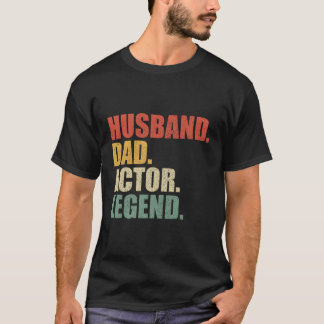 Acteur Man Vader Legend Vaderdag T-shirt