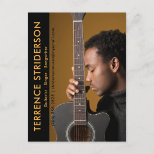 Acteur Model Muzikant Comp Zed Kaart Promotionele