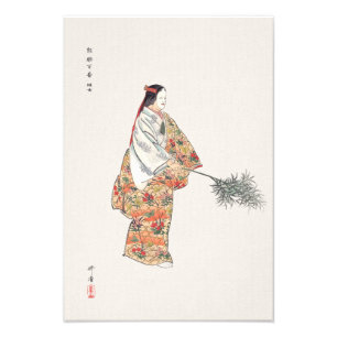 Acteur spelen Hanjo japan kunst schilderen Kogyo T Foto Afdruk