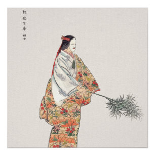 Acteur spelen Hanjo japan kunst schilderen Kogyo T Perfect Poster