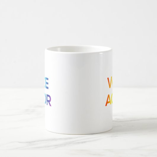 Acteur vocal Mug Rainbow (Centre)