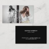 Acteurs en modellen Double Photo Visitekaartje (Voorkant / Achterkant)