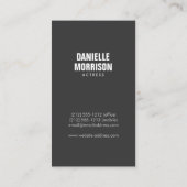 Acteurs et modèles Classic Carte de visite casque (Dos)