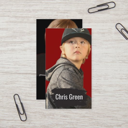 Acteurs et modèles de cartes de visite de Headshot (Devant/Arrière en situation)