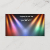 Acteurs et modèles modèles de cartes de visite de (Dos)