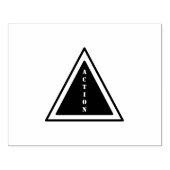 ACTIE Aangepaste tekst Rode inkt Kantoor School Co Rubberstempel (Afrduk)