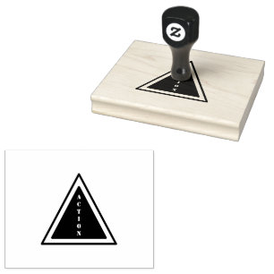 ACTIE Aangepaste tekst Rode inkt Kantoor School Co Rubberstempel