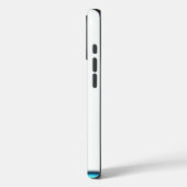 Actie Cyaan Blauwgroen Abstracte Graffiti Art Prin Case-Mate iPhone Case (Achterkant / Links)