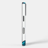 Actie Cyaan Blauwgroen Abstracte Graffiti Art Prin Case-Mate iPhone Case (Achterkant / Rechts)