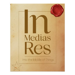 Actie Motivational Quote - Latin Poster Art Perfect Poster