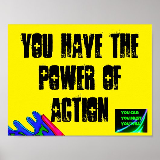 Actie Poster (Voorkant)