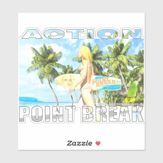 Actie - punt Break 01 Sticker (Vel)