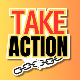 Actie waterdicht maken sticker