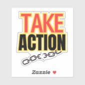 Actie waterdicht maken sticker (Vel)