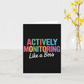 Actief bewaken als een testtest voor de beste toes kaart (Gele Bloem)