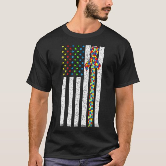 Actief bewustzijn bij handmatige autisme bij Ameri T-shirt (Voorkant)