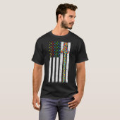 Actief bewustzijn bij handmatige autisme bij Ameri T-shirt (Voorkant volledig)