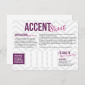 Actief blad Briefkaarten (Voorkant / Achterkant)