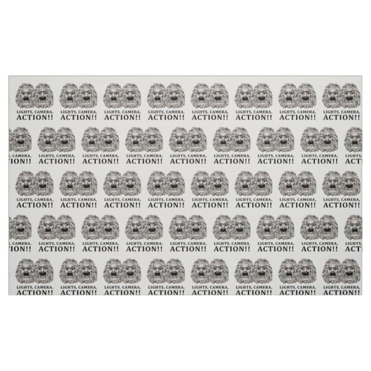 Actief concept grafische logo stof (Fat Quarter)