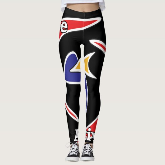 Actief Sierkussen zijn Leggings (Voorkant)