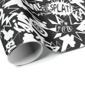 Acties in het stripboek cadeaupapier (Rol Hoek)