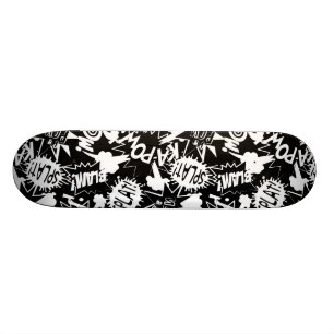 Acties in stripboeken skateboard