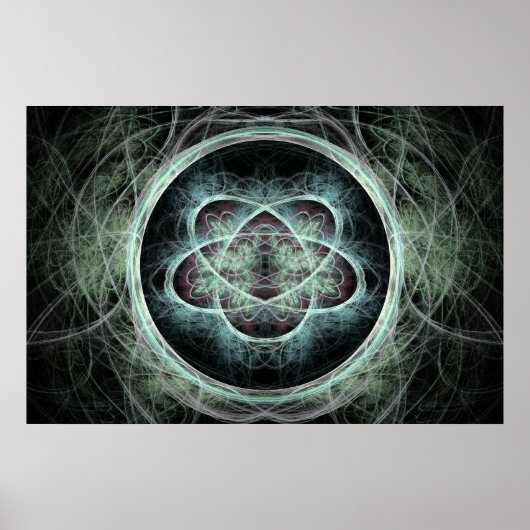 actieve atomen poster (Voorkant)