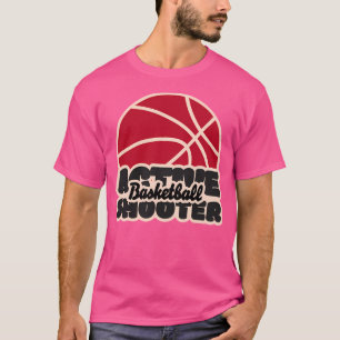 Actieve basketbal schutter. t-shirt