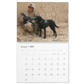 Actieve dienst militaire honden kalender (Jan 2027)