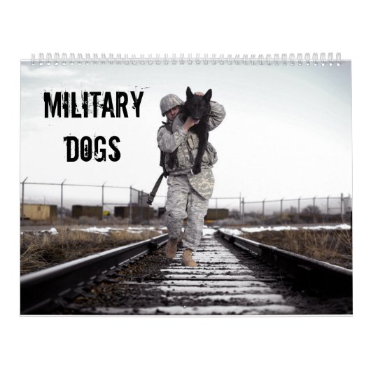 Actieve dienst militaire honden kalender (Hoes)
