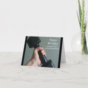 Actieve en Inspirerend verjaardag Kaart