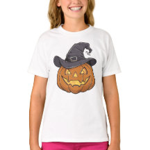 Actieve Halloween pompoen, meisjes