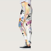 actieve leggings draag