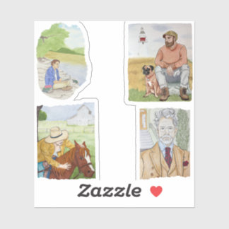 Actieve Mannen Sticker