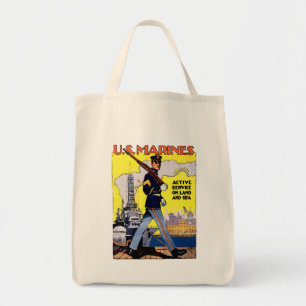 Actieve service op land en Zee Tote Bag