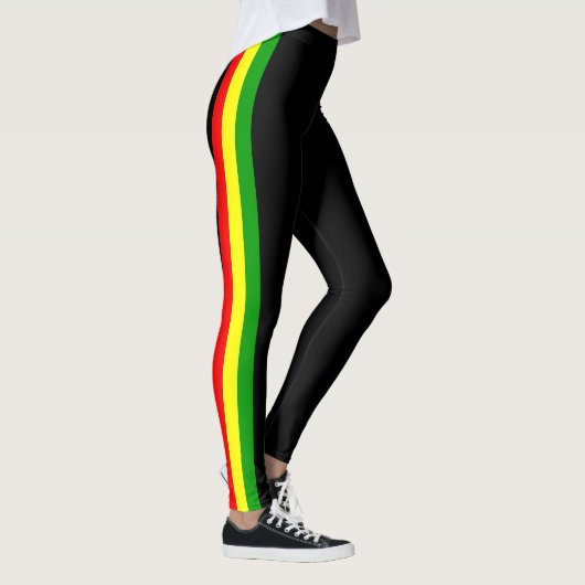 Actieve slijtage-leggings met rastastrepen leggings (Rechts)