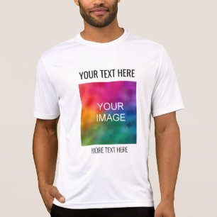 Actieve slijtage Sport-Tek Mannen Moderne Aangepas T-shirt