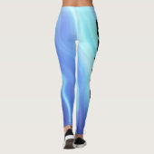 Actieve sport met blauwe kleur leggings (Achterkant)