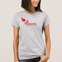 Actieve T-Shirt: Het lopen met de vleugels van Eag