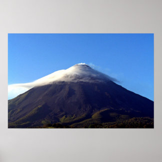 actieve vulkaan poster