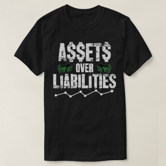 actif sur passif T-shirt (Design devant)