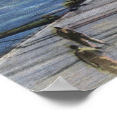 Action Aboard Vliegtuig Carrier - US Navy Poster (Hoek)