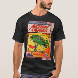 ACTION. COMIC. 1. T-shirt basique foncé