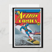 Action Comics #25 Briefkaart (Voorkant / Achterkant)